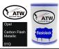 Preview: Opel, Carbon Flash Metallic, 01Q: 500ml Lackdose, von ATW Autoteile West.
